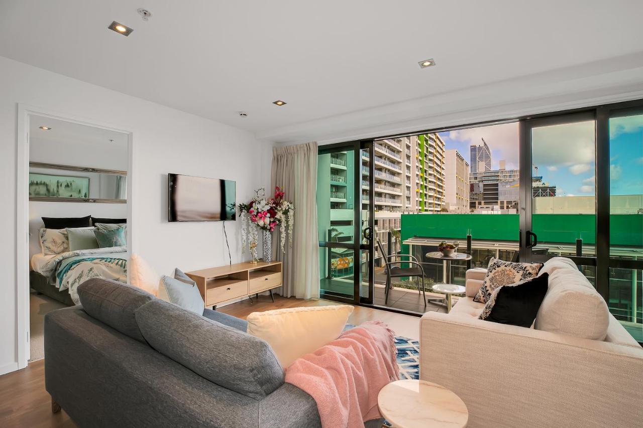 Dockside Deluxe + CP! Appartement Auckland Buitenkant foto